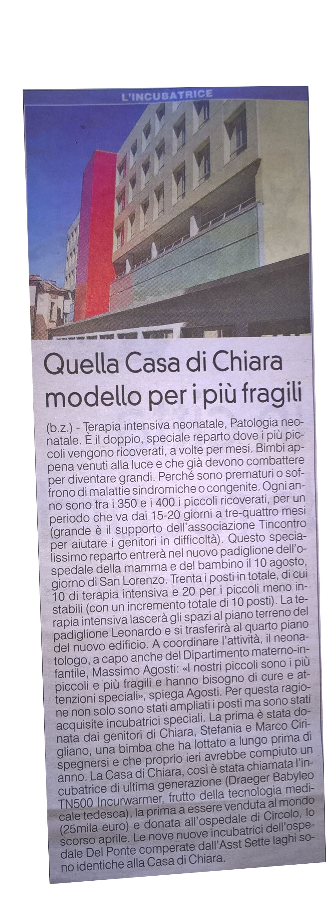 la casa di chiara un modello